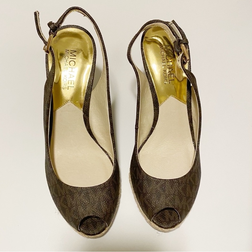 Michael Kors Keegan Sling peep toes - Picture 3 of 5